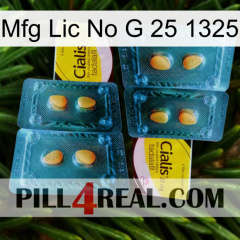 Mfg Lic No G 25 1325 cialis5